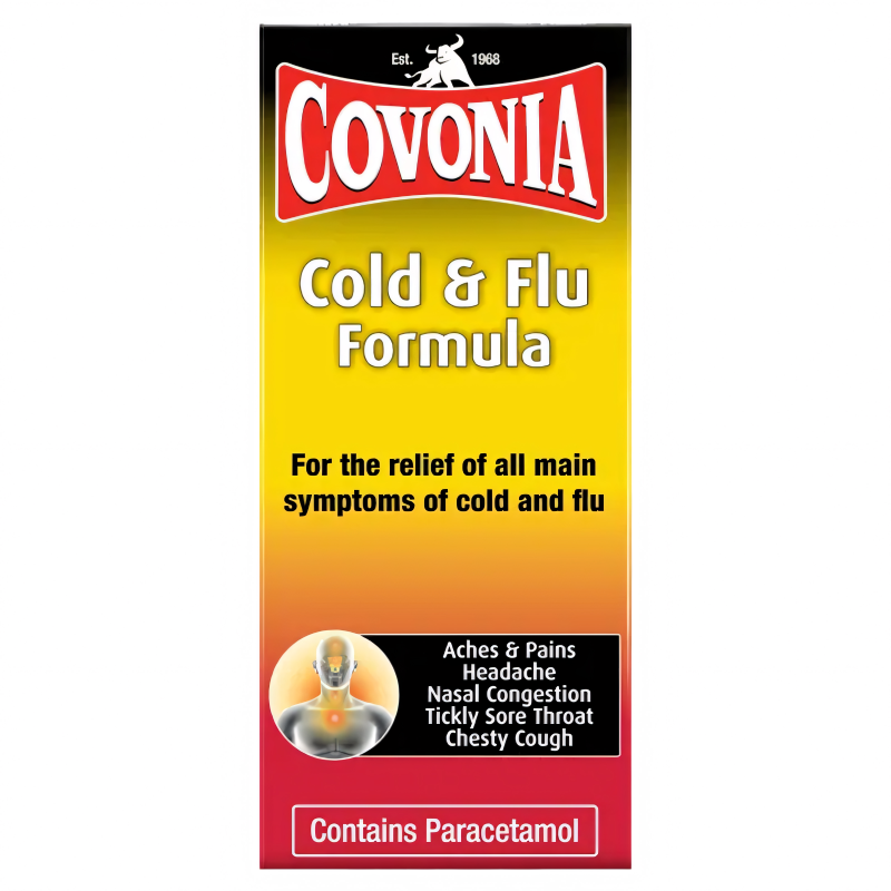 Covonia Cold & Flu Formula 160ml