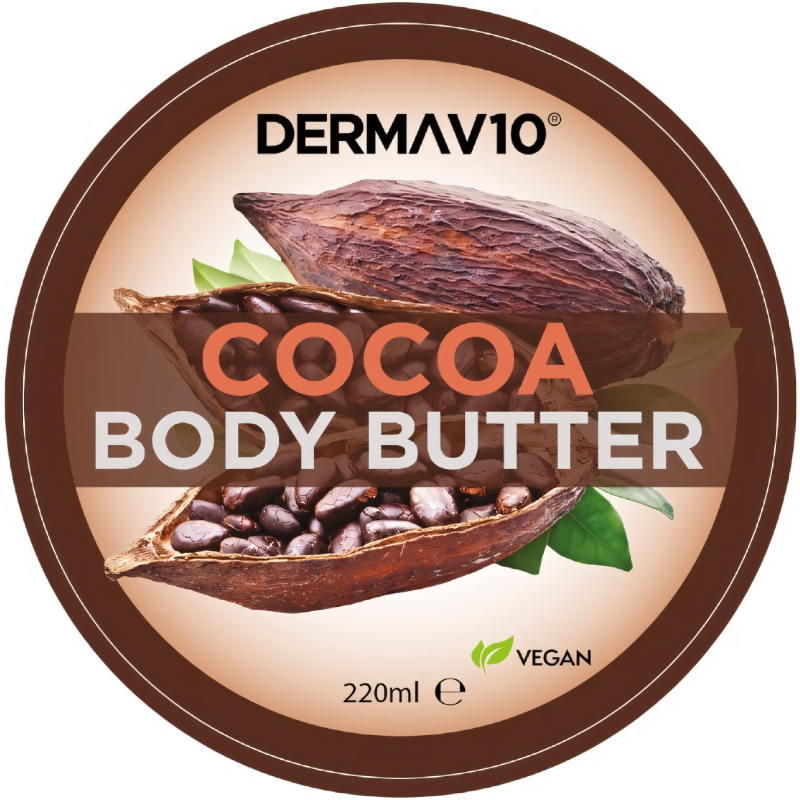 Derma V10 Cocoa Body Butter 220ml