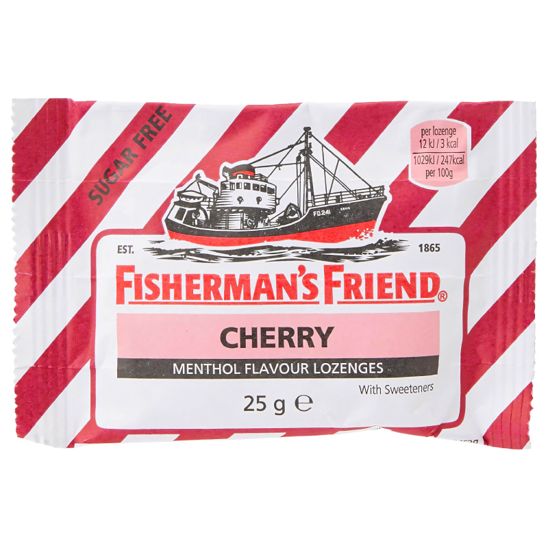 Fishermans Friend Cherry Lozenges Sugar Free 25g