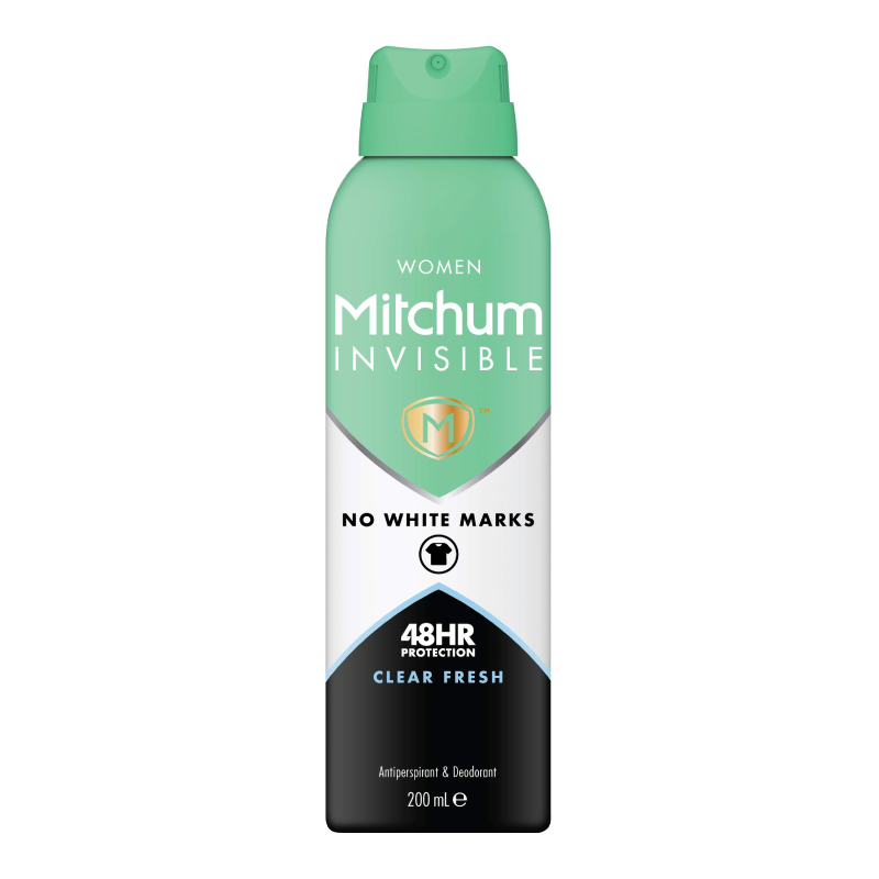 Mitchum Invisible Clear Fresh Anti-Perspirant Deodorant Women 200ml
