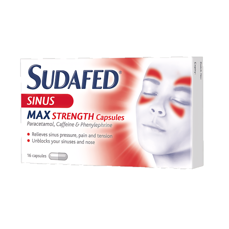 Sudafed Sinus Max Strength Capsules