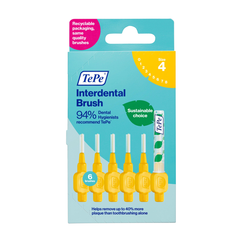 Tepe Interdental Brush 0.7 Yellow