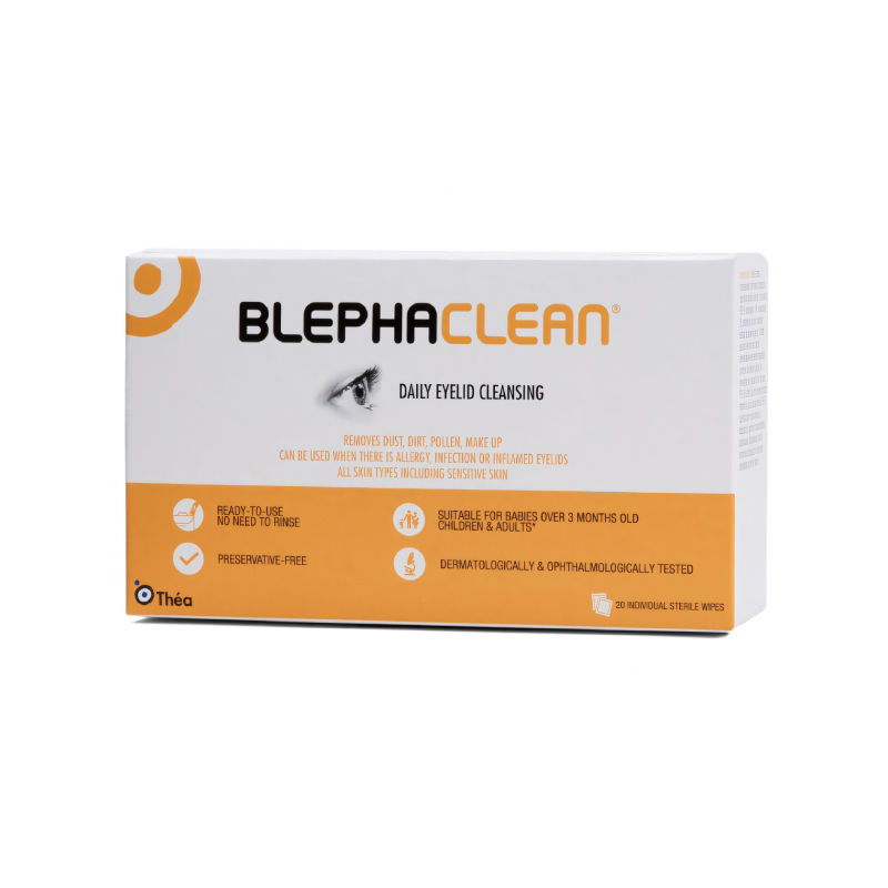 Blephaclean Eyelid Cleansing Daily Sterile Wipes