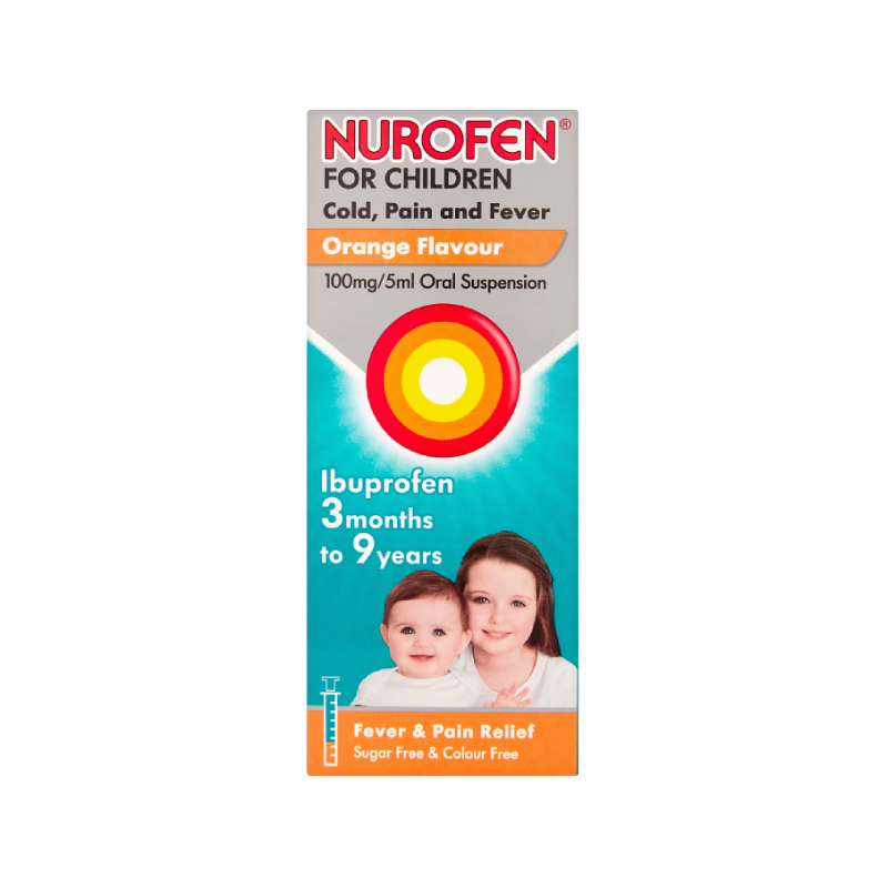 Nurofen Children Cold & Fever 100mg/5ml Oral Suspension