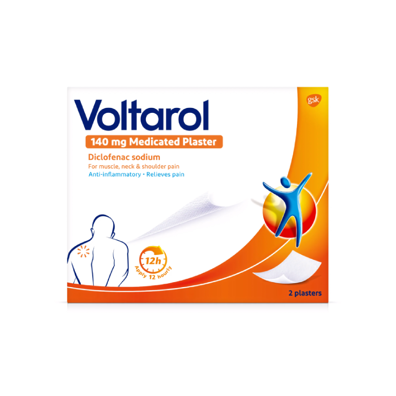 Voltarol 140mg Medicated Plasters Diclofenac