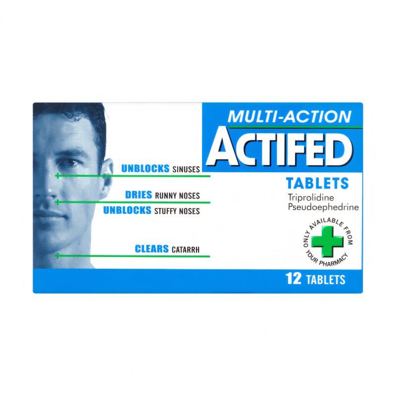Actifed Multi-Action Tablets - Chemist Corner