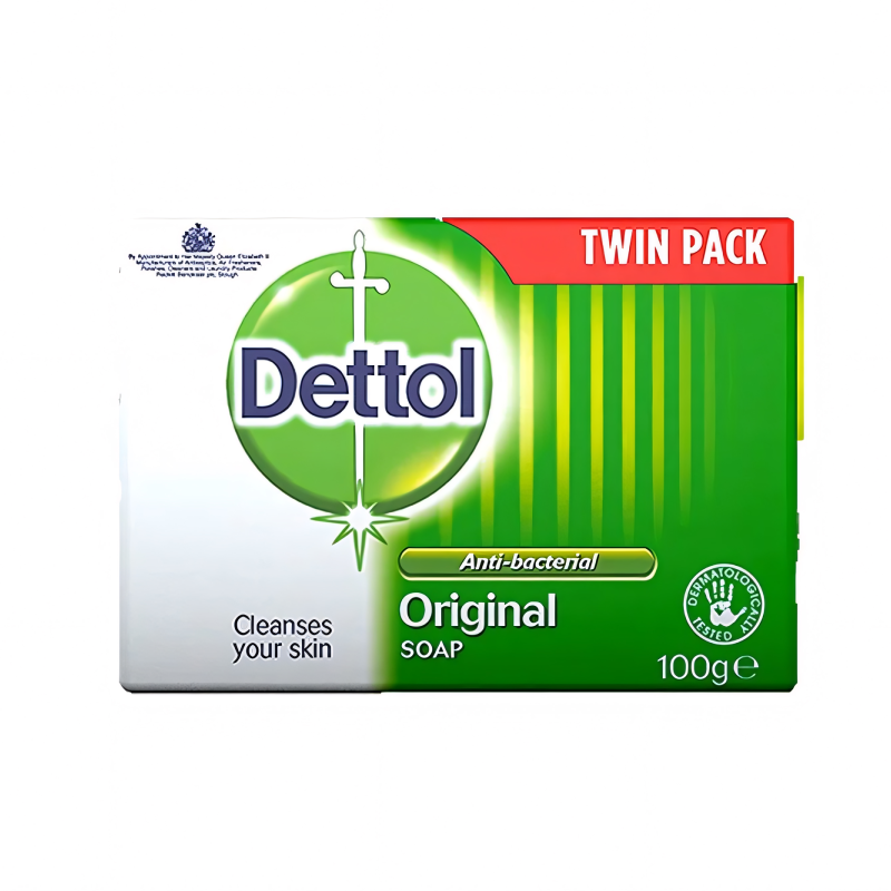 Dettol Original Antibacterial Soap Twin Pack 100g