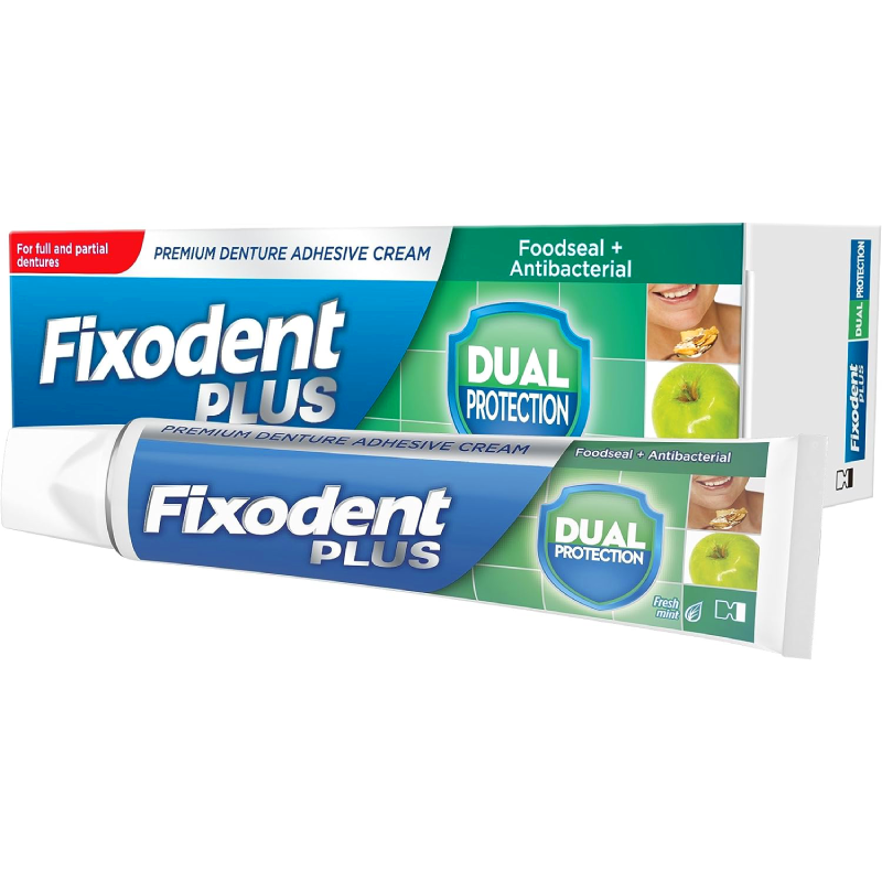 Fixodent Plus Dual Protection Antibacterial