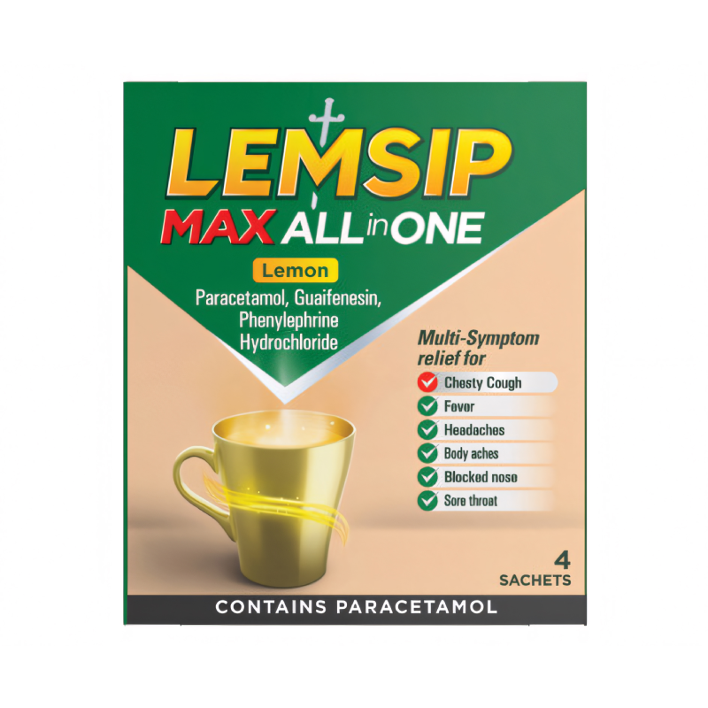 Lemsip Max All In One Lemon Sachets
