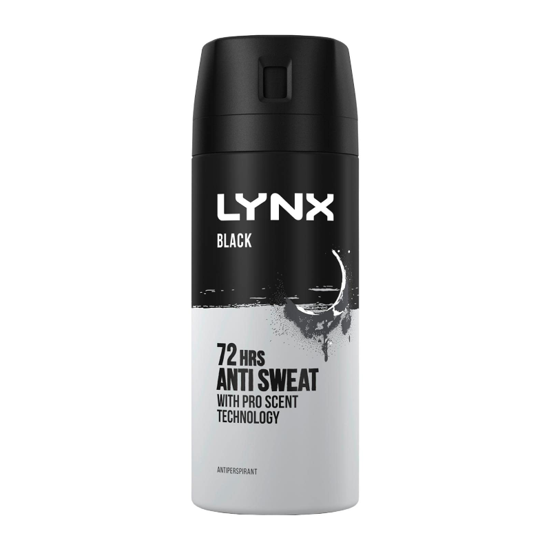 Lynx Black Antiperspirant 150ml