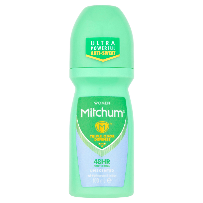 Mitchum Roll On Unperfumed Deodorant 100ml