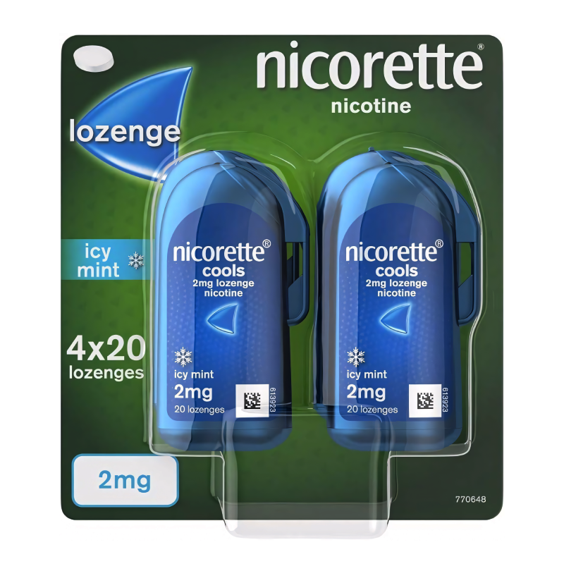 Nicorette Cools Icy Mint Lozenges 2mg