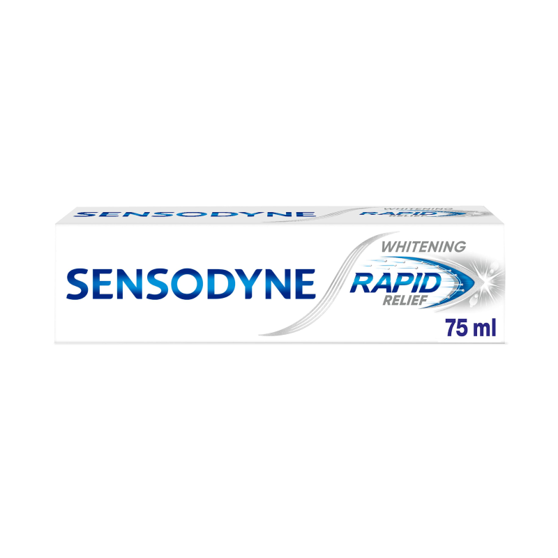Sensodyne Rapid Relief Whitening Toothpaste 75ml