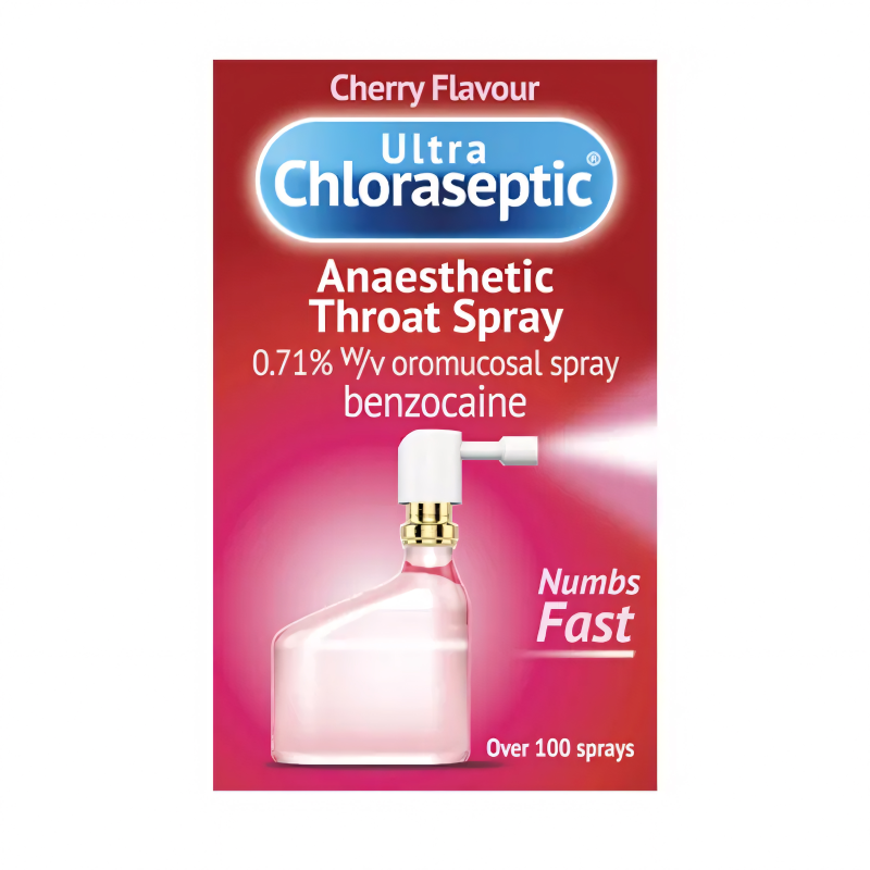 Ultra Chloraseptic Anaesthetic Throat Spray Cherry Flavour
