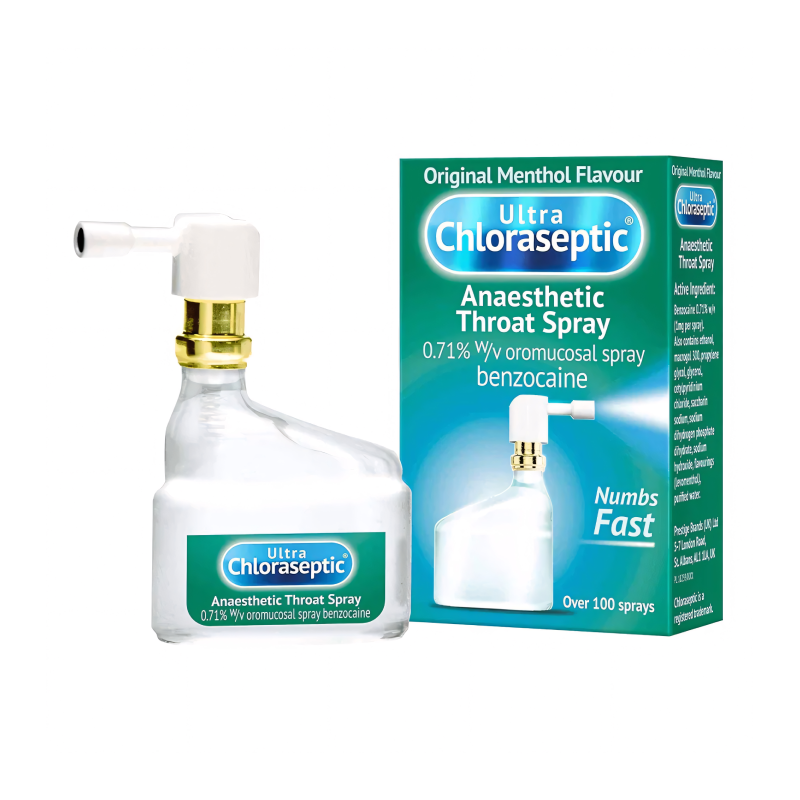 Ultra Chloraseptic Anaesthetic Throat Spray Original Menthol Flavour