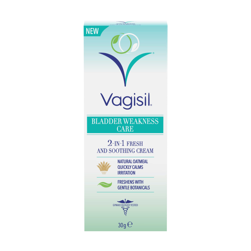 Vagisil Bladder Weakness Care 2 in 1 Soothing Cream 30g