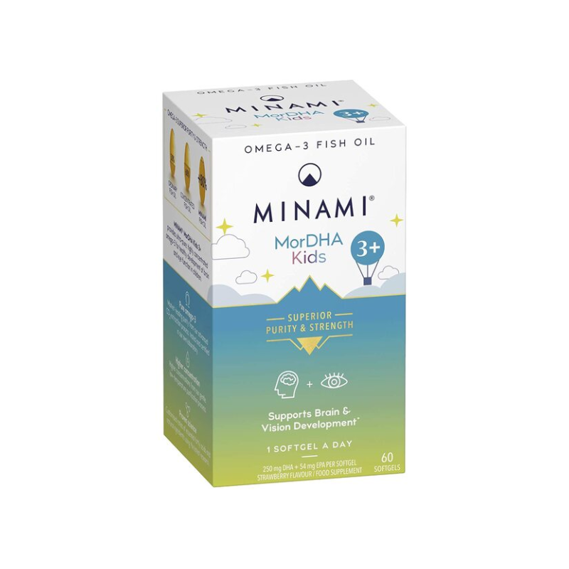 Minami Nutrition MorDHA Mini 3 Years+ 60 Capsules