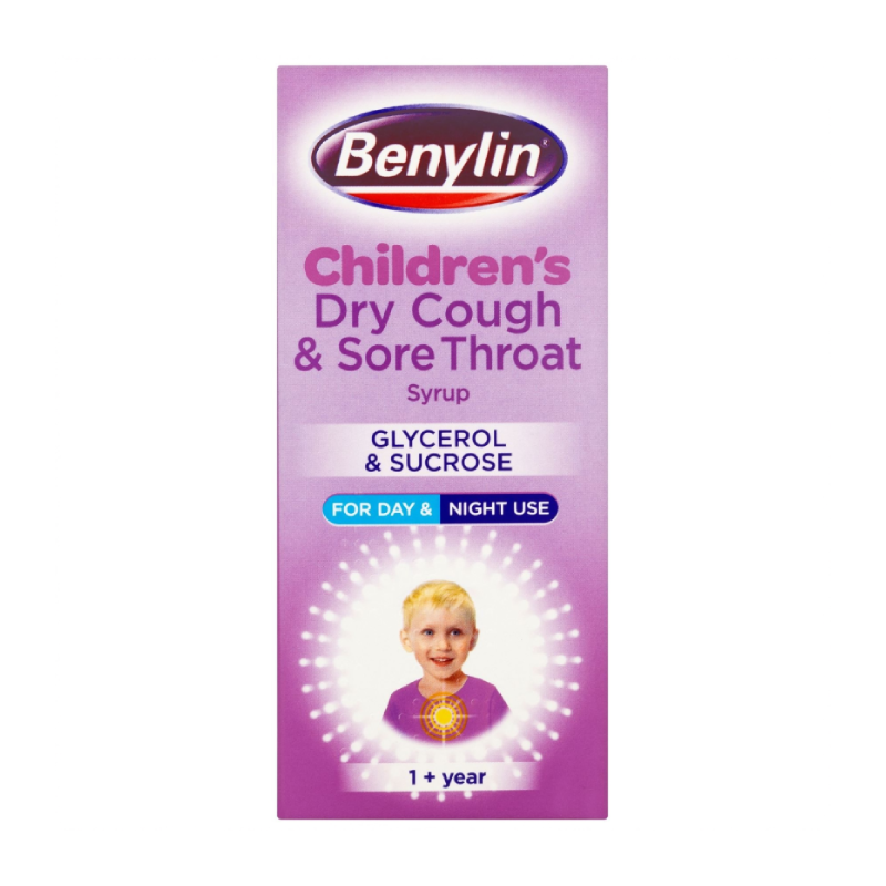 Benylin Childs Cough & Sore Throat Syrup 125ml