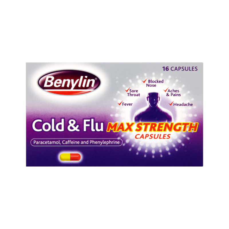 Benylin Cold & Flu Max Strength Capsules
