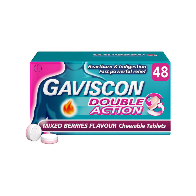 Gaviscon Double Action Mixed Berries Tablets