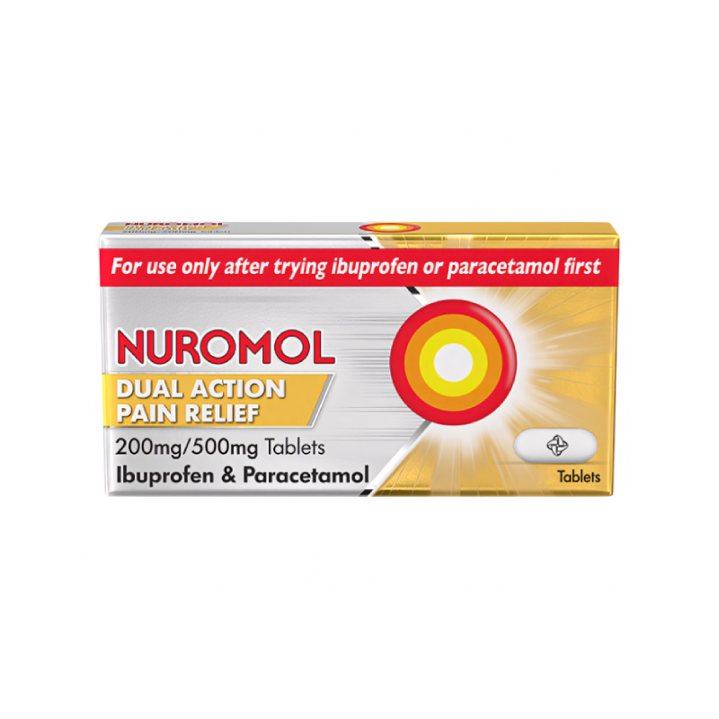 Nuromol Dual Action Pain Relief Tablets 24 Pack