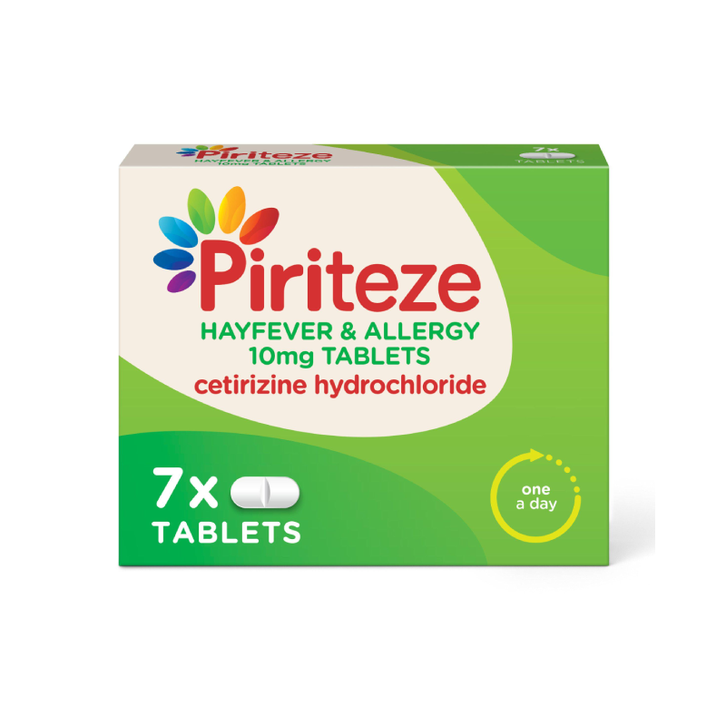 Piriteze Hayfever & Allergy 10mg Tablets