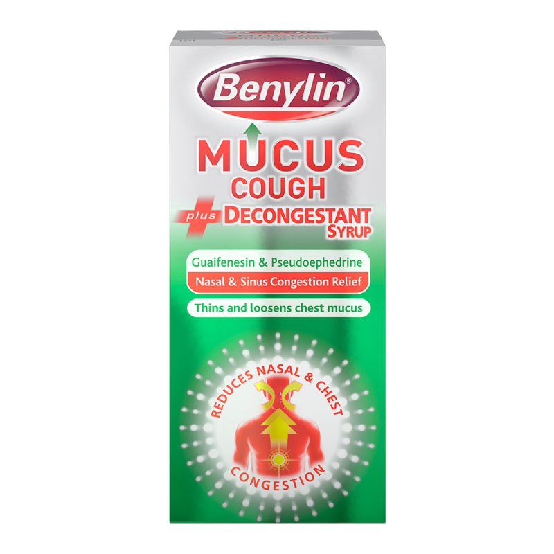 Benylin Mucus Cough Plus Decongestant Syrup