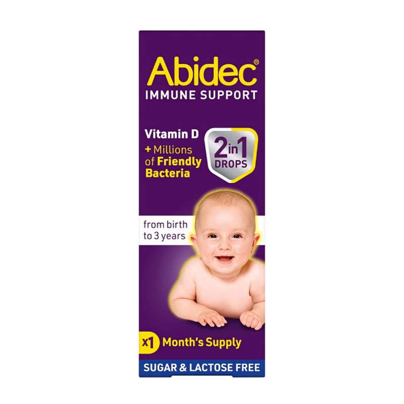 Abidec Immune Support Vitamin D Drops from Birth to 3 Years 7.5ml - Chemist Corner