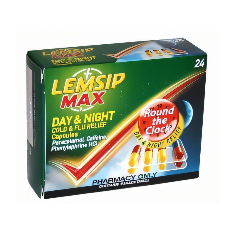 Lemsip Max Day & Night Cold & Flu Relief Capsules